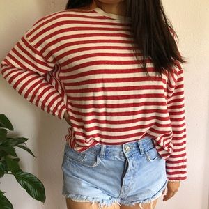 zara striped long sleeve.